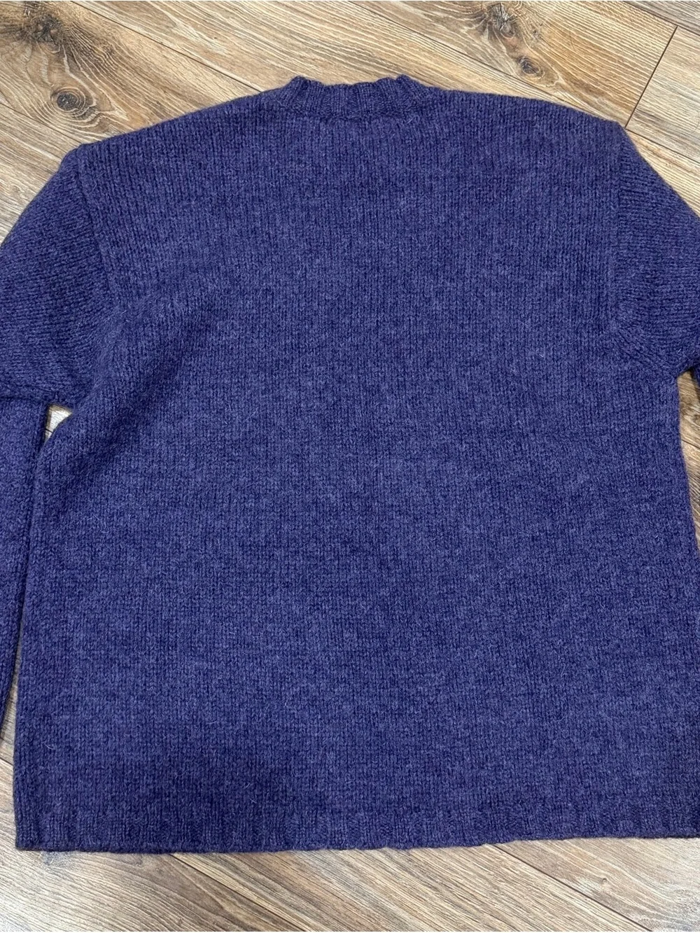 Vintage J. Crew Men's Crewneck Sweater in Deep Purple Heather NWT